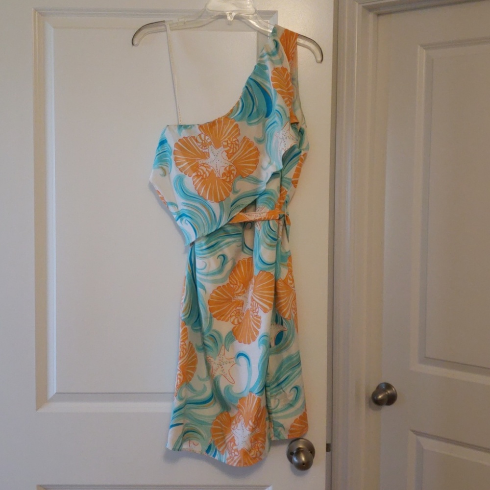 Lilly Pulitzer One Shoulder Dress
